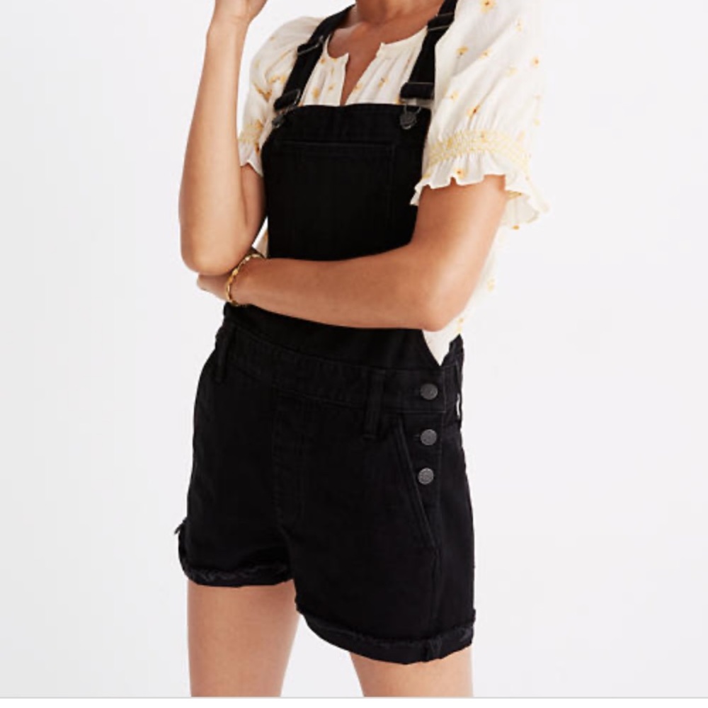 madewell short overalls